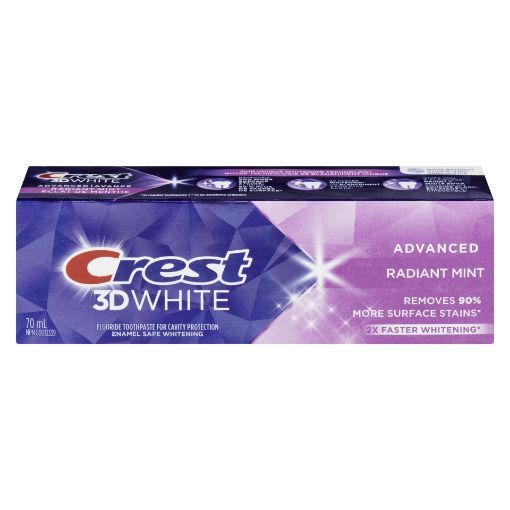 Picture of CREST 3D WHITE ADVANCED TOOTHPASTE - RADIANT MINT 70ML